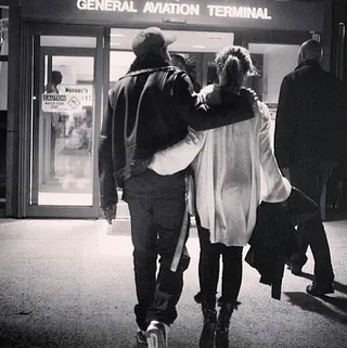 &nbsp;Beyoncé&nbsp;@beyonce - The seemingly never-ending polar vortex that has hit NYC forced Bey and Hov to pack it up and head to the Dominican Republic. Mrs. Carter shared this pic of the two arriving at the airport as they escape the frigid temps. The Carters also hung out with Roc Nation Sports signee and DR native Robinson Cano while away.(Photo: Beyonce via Instagram)