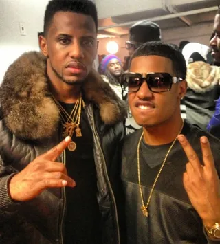 Tracy T @1tracyt - &quot;Me and my boi&nbsp;@myfabolouslife&nbsp;just on dat fly shit.....&quot;Faboulous posts up with MMG's Tracy T.(Photo: Tracy T via Instagram)