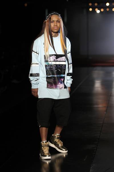 Hood By Air - We love that the entire collection appears to be unisex, perfect for when you want to borrow from your sweetie’s wardrobe.(Photo: Joe Kohen/Getty Images)
