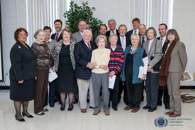 Descendants of Saint Augustine Founders Honored - Saint Augustine University connected the present to the past with a brunch honoring descendants of its founders. The university hosted 15 descendants representing 6 of the 11 founders last month to highlight Founders Week.&nbsp; While the meeting was a celebration, it was also a gathering to mourn the death of Mr. Alpha Howze Jr., the university’s former archivist.(Photo: St. Augustine's University)
