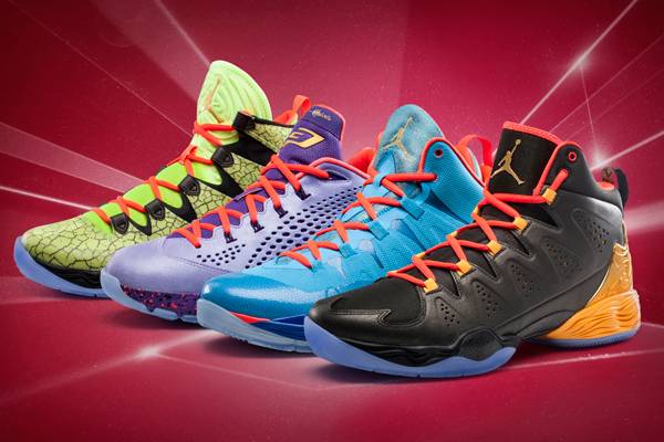 Which 2014 Limited Editons Do You Like? - Nike, Adidas and Jordan Brand released images of limited edition 2014 All-Star Weekend kicks inspired by NOLA’s rich culture and vibrant energy for Kobe Bryant, LeBron James, Dwyane Wade, Chris Paul&nbsp; and more. Keep reading to look at all of the bright and colorful sneakers. Which ones would you cop when they hit shelves this weekend? —Dominique Zonyéé (@DominiqueZonyee)(Photo: Courtesy of NIKE Basketball)