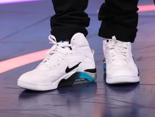 Air Force 180 - Air Force 180 – White/Teal  (Photo: Bennett Raglin/BET/Getty Images for BET)