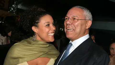 Linda Powell and Colin Powell 