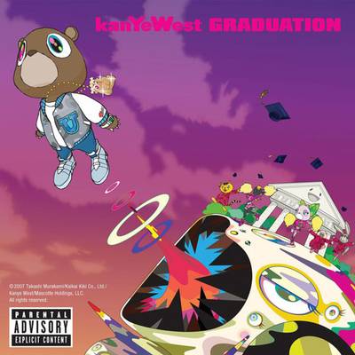 Kanye Meets Murakami - Yeezy tapped Japanese contemporary artist&nbsp;Takashi Murakami to design the surreal, anime-inspired cover for his 2007 album Graduation.  (Photo: Def Jam)