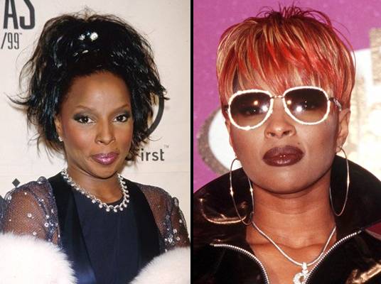 mary j blige updo hairstyles