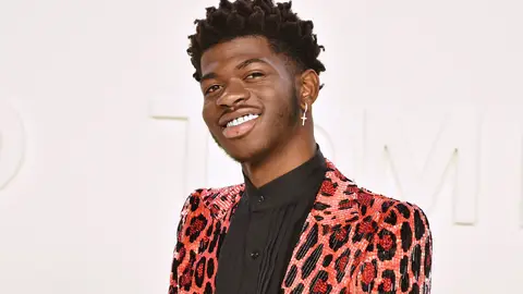 LOS ANGELES, CALIFORNIA - FEBRUARY 07: Lil Nas X attends the Tom Ford AW/20 Fashion Show at Milk Studios on February 07, 2020 in Los Angeles, California. (Photo by David Crotty/Patrick McMullan via Getty Images)