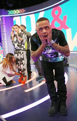 Bananas - Host Bow Wow is hype about 106 &amp; Park tonight!(Photo: Bennett Raglin/BET/Getty Images for BET)