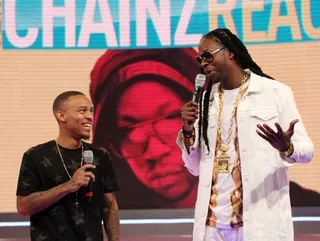 Chainz Reaction - There's not much to say about 2 Chainz being such a cool and calm dude.&nbsp;&nbsp; (Photo: Bennett Raglin/BET/Getty Images for BET)&nbsp;&nbsp;