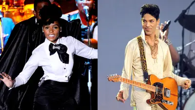 &quot;Give Em What They Love&quot; featuring Prince - Monáe&nbsp;and Prince combine forces, rocking out over a simmering guitar riff and singing about giving folks what they love.&nbsp;  (Photos from left: Kevork Djansezian/Getty Images, Stuart Wilson/Getty Images)