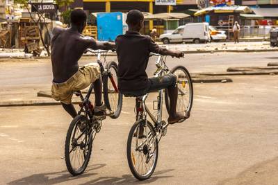 The Bigger Picture - What social and economic impact does BMX biking have on the Ghanaian community?There's a stigma against biking right now in Accra that seems unnecessary, and perhaps this will encourage people to look at bikes not as just an interim between walking and owning a car, but a valid transportation alternative that can benefit Accra.(Photo: Bikelordz)