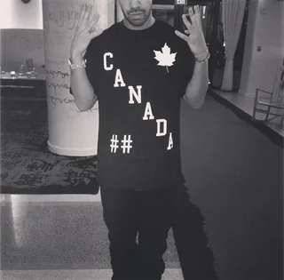 Drake @champagnepapi - Drake throws up some love for the 4-1-6.(Photo: Courtesy Instagram via Drake)