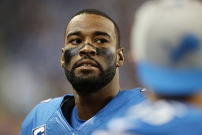 Calvin Johnson Will Keep Dunking&nbsp; - The NFL banned dunking on the goalpost following touchdowns, but try telling that to&nbsp;Detroit Lions Pro-Bowl wideout Calvin Johnson. Megatron told the Detroit Free Press, &quot;I'm still going to dunk. I just won't touch the rim.&quot;&nbsp;(Photo: Leon Halip/Getty Images)