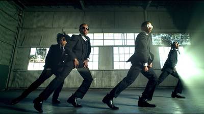 Mindless Behavior, &quot;Keep It on the Low&quot; - A suited-up Mindless Behavior grooves &quot;like the Jacksons&quot; between security laser beams and cyberspace data streams for this lead single from their second studio album, All Around the World. Their mission: deliver a high tech performance in just five minutes.(Photo: Interscope Records)