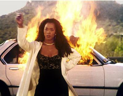 Waiting to Exhale - 1995 - Mary J. Blige provided the soundtrack, but Angela Bassett provided the drama when she burned all of her husband's (Michael Beach) items after finding out he had been cheating...and no she did not cry.&nbsp;(Photo: Courtesy 20th Century Fox Film)