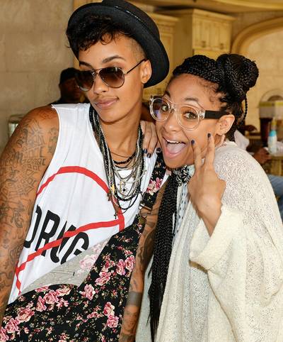Raven-Symoné and AzMarie Livingston Find Love - The former Cosby Show star finally confirmed she is gay this past August — after the Defense of Marriage Act was struck down. In September, the actress posted a picture of herself looking very coupled up with longtime friend AzMarie Livingston. She is truly out and proud! (Photo: Rick Diamond/Getty Images for Neuro Drinks)