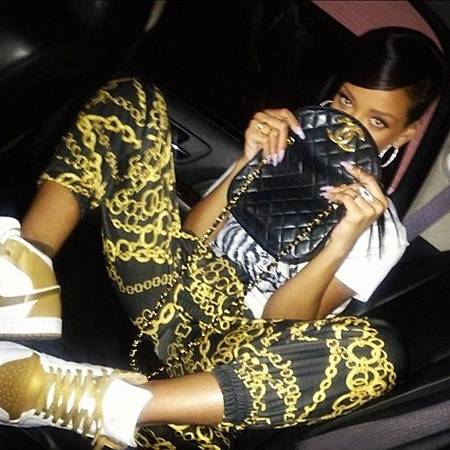 Rihanna In Chanel Sneakers Ensemble –RARE!