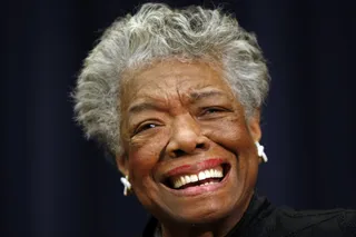 In Loving Memory - World renowned author, poet and activist&nbsp;Dr. Maya Angelou died in her home on Wednesday, May 28, 2014, at the age of 86. Angelou leaves behind a bevy of family, friends, admirers and profound words for the rest of us to live by. &nbsp;(Photo: AP Photo/Gerald Herbert, File)