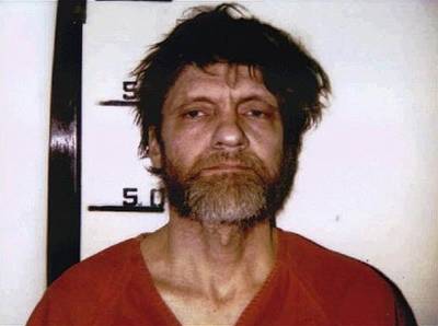 Ted Kaczynski - Known as the Unabomber, Ted Kacinzsky carried out a series of bombings between 1978 and 1995 and was responsible for three deaths and injuring 23 others. He was sentenced to life in prison without the chance of parole.&nbsp;(Photo: Wikimedia Commons)