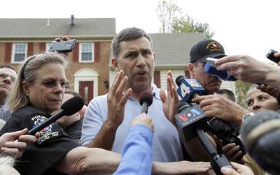 Suspect's Uncle: &quot;Turn Yourself In&quot; - Ruslan Tsarni, who identified himself as the uncle of the two suspects, condemned their actions in an press conference outside his Maryland home on April 19. &quot;If you are alive, turn yourself in. And ask for forgiveness from the victims, from the injured...ask forgiveness from these people,&quot; he said.&nbsp;(Photo: AP Photo/Jose Luis Magana)