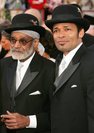 Melvin Van Peebles and Mario Van Peebles - It can't be easy having a trailblazing legend as a father, but Mario Van Peebles managed to do his old man proud. The Panther star has not only launched his own successful Hollywood career, both in front of and behind the camera, but he also paid homage to his iconic father in his 2003 film BADASSSSS!, which tells the story behind the making of Melvin's seminal Sweet Sweetback's Badasssss Song.&nbsp; (Photo: Frank Micelotta/Getty Images)