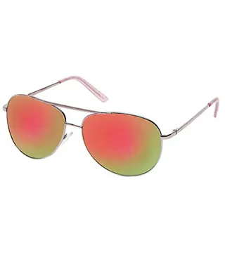 Dorothy Perkins Pink Mirrored Flash Aviator - Aviators are so chic and so cool that most styles complement all face shapes. These glasses are classic and a classic is forever.  (Photo: Courtesy Dorothy Perkins)