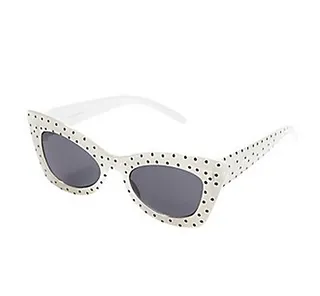 Steve Madden Polka Dot Glasses  - Can't you just see yourself rocking these at an outdoor music festival? These fun glasses are branded by mini polka dots that blend with causal outfits.  (Photo: Courtesy Steve Madden)