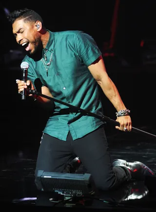 Miguel — "Adorn" - 2012's breakout R&amp;B wunderkind is up for a Centric Award, a Coca Cola Viewers' Choice Award and a Video of the Year Award for his infectious hit off of Kaleidoscope Dream.&nbsp;(Photo: Brad Barket/Getty Images for BET)