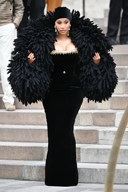 Cardi B. attends the Chanel Womenswear Spring/Summer 2020 show as News  Photo - Getty Images