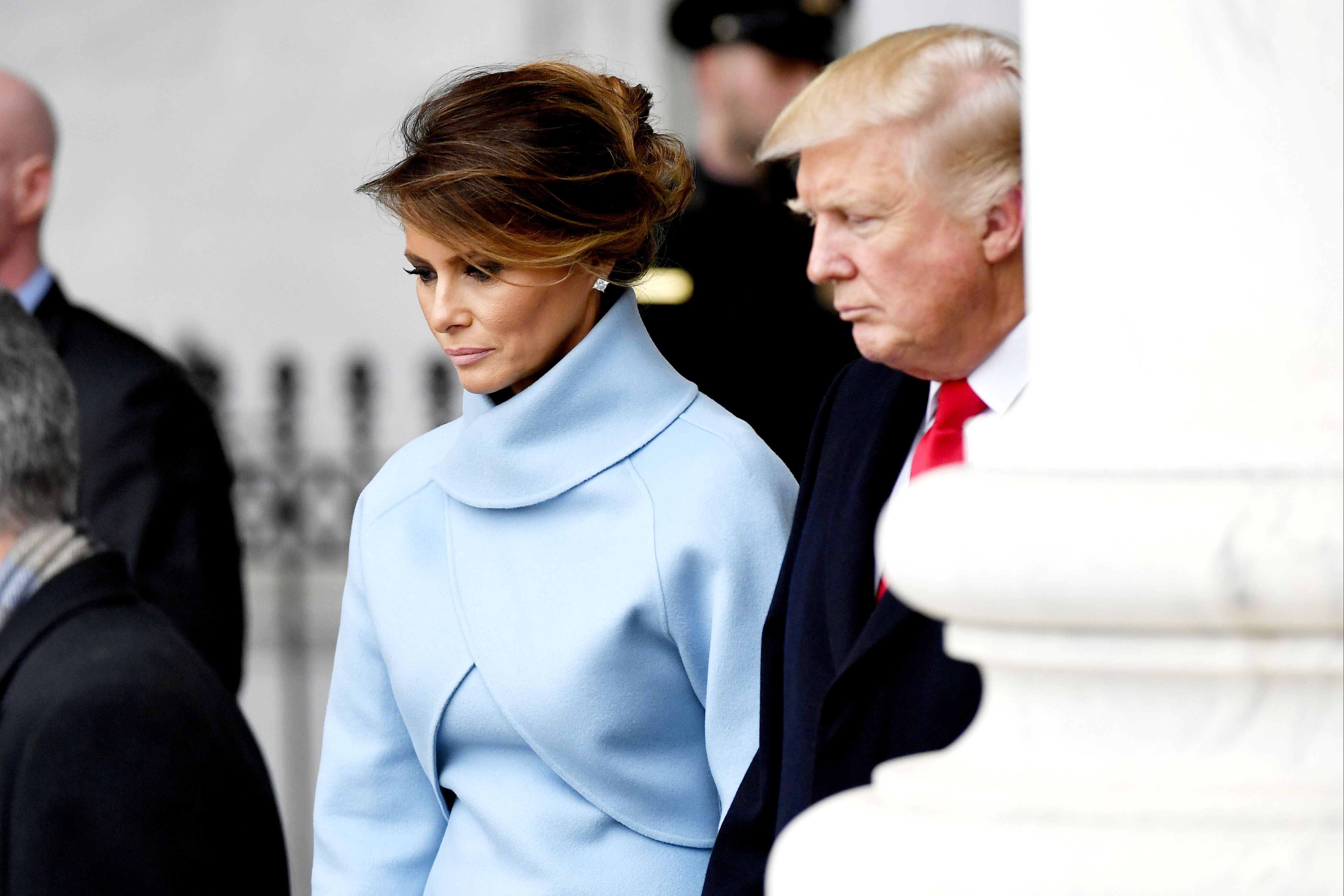 These Photos And Video Of Melania Trump Looking Sad AF Started A Trend ...