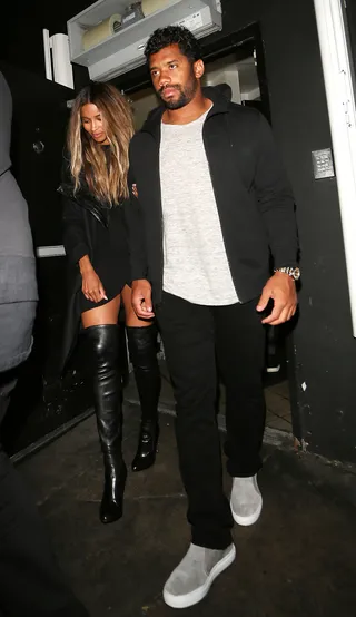 Ciara's Tight Tank Top On Dinner Date With Russell Wilson — Pics