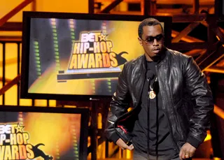 Diddy Crowns the Best - Sean &quot;Diddy&quot; Combs goes center stage to present the Hip Hop Video of the Year(Photo: Rick Diamond/WireImage for BET Network)