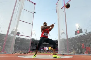 Hammer Time - Kibwe Johnson of the U.S. competes in the men's hammer throw final.&nbsp;(Photo: Streeter Lecka/Getty Images)