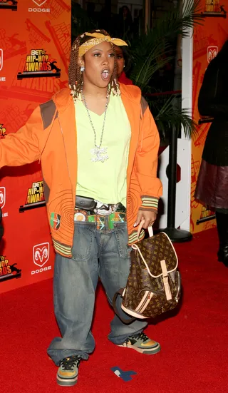Da Brat - Da Brat shows off how to work a proper paparazzi entrance.(Photo: Sandra Rose/FilmMagic)