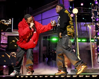 Young Jeezy and Luda Take Charge - In addition to collaborating with Ludacris live on stage, Young Jeezy also performed "Grew Up a Screw Up" and "I Luv It."(Photo: Frank Mullen/WireImage for BET Network)