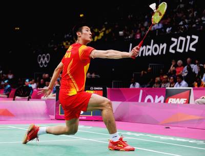 Long Road to Victory - Chen Long of China won his match against Peter Gade of Denmark in the mens singles badminton quarterfinal. (Photo: Michael Regan/Getty Images)