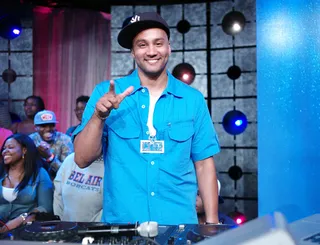 Peace - DJ Lyve at 106 &amp; Park, August 3, 2012. (Photo: John Ricard / BET)