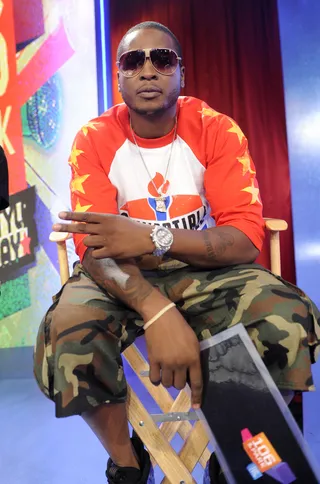 Ready For Action - Freestyle Friday judge Young Chris at 106 &amp; Park, August 3, 2012. (Photo: John Ricard / BET)