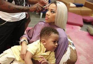 Mama Keyshia - Keyshia Cole backstage at 106 &amp; Park, August 1, 2012. (Photo: John Ricard / BET)