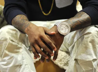 Iced Out - Daniel Gibson backstage at 106 &amp; Park, August 1, 2012. (Photo: John Ricard / BET)