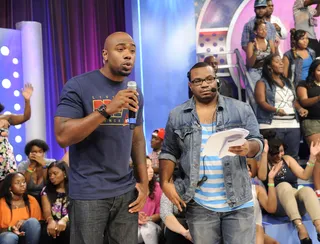 Sport Preps During the Break - NG prepares for his next segment at 106 &amp; Park, August 1, 2012. (Photo: John Ricard / BET)