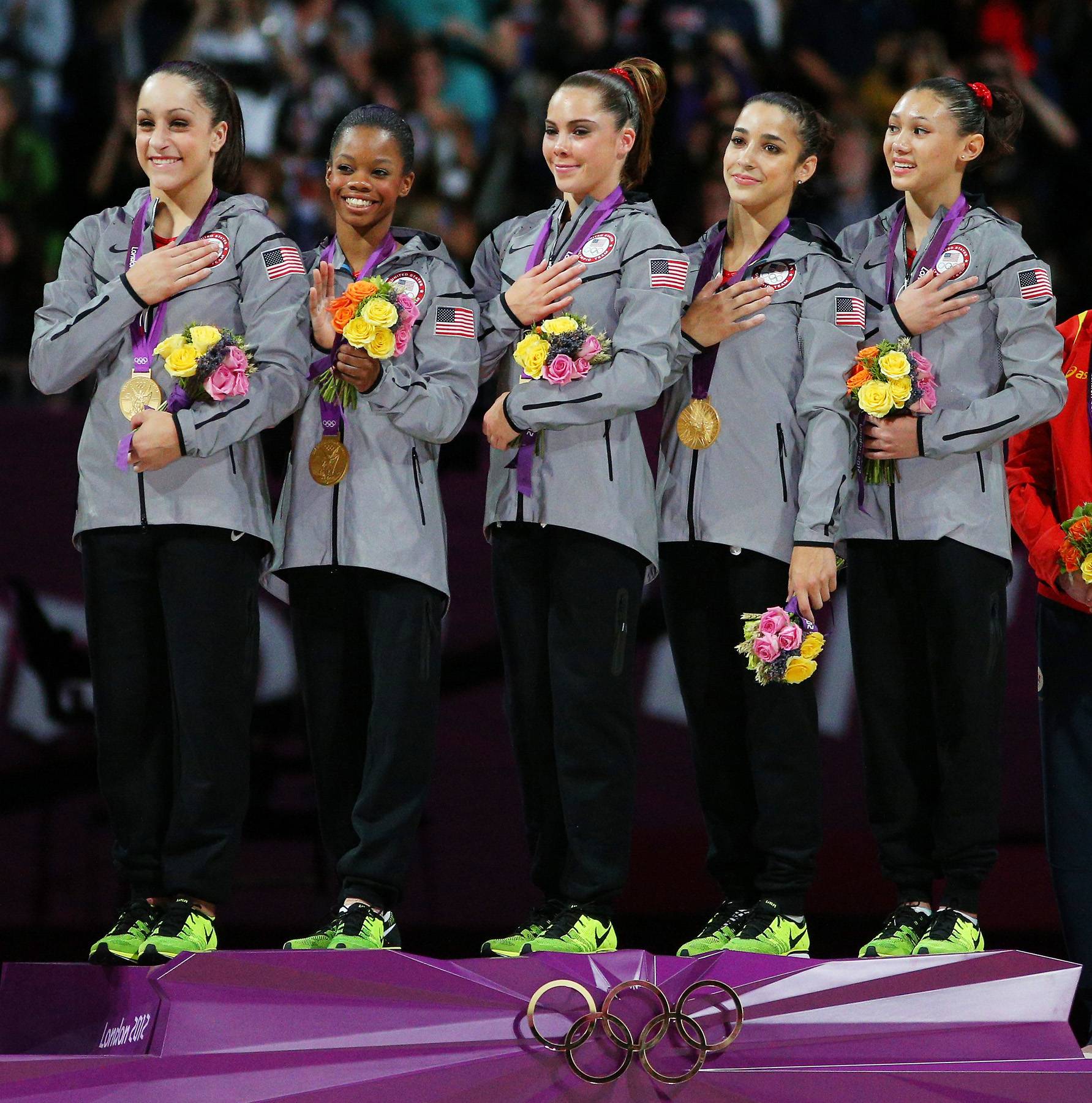 U.S. women's team gymnastics wins gold medal