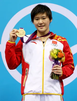 Fastest Swimming 400m Medley Long Course (Women) - Athlete: Ye Shiwen Country: China Date:&nbsp; July 28  (Photo: Clive Rose/Getty Images)