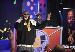 "Gunplay" - Gunplay is all about MMG now, and one of the first times we heard him was on Rick Ross' 2009 "Gunplay." Gunplay's hook and bars put him on the map and proved exactly why Rozay would take him under his wing as a part of the "Untouchable Maybach Music Empire."  (photo: John Ricard / BET)