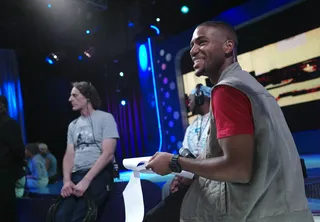 Caught - Kevin D Thompson during commercial break at 106 &amp; Park, July 30, 2012. (Photo: John Ricard / BET)