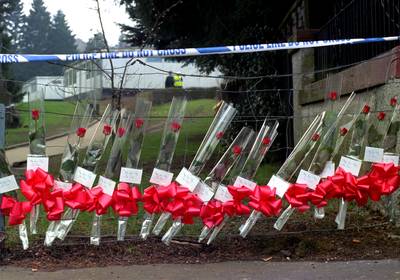 Shooting in Scotland - Thomas Hamilton, 43, opened fire on a kindergarten class in Dunblane, Scotland, killing 16 children and their teacher before killing himself on March 13, 1996.&nbsp;(Photo: PA Photos /Landov)