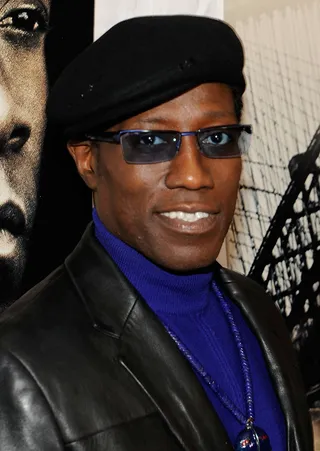 Wesley Snipes: July 31 - The Blade star, currently serving a prison sentence for failure to pay income tax, turns 50.   (Photo: Larry Busacca/Getty Images for Overture Films)