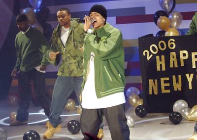 Chris Brown performed ‘Run It’ for the first time  - Chris Brown has always been a great performer, even harking back to the early days of his career. The 106 &amp; Park stage became one the first places to showcase his talent when a young Breezy made his first-ever appearance on the show to perform his debut single “Run It.” The record would go on to the top of the charts and put him on the path to superstardom. (Photo by John Ricard/FilmMagic)