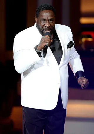 Surprise!&nbsp; - Surprise performer and R&amp;B great Eddie Levert joined Celebration of Gospel to go foward in faith.&nbsp;(Photo: Jason Kempin/Getty Images for BET)