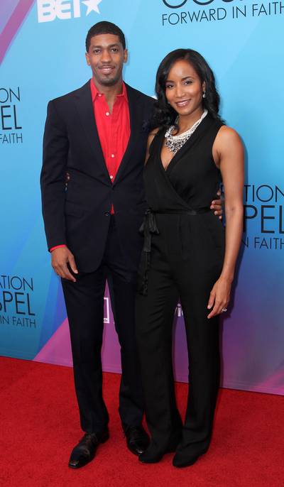 Lift Every Voice - Lift Every Voice host Fonzworth Bentley and Faune A. Chambers looked amazing with incredibly chic outfits that complimented each other perfectly.&nbsp;(Photo: Maury Phillips/BET/Getty Images for BET)