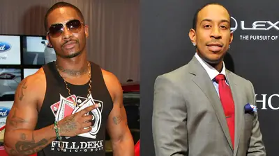 Chingy and Ludacris - His career may have launched while he was a member of Ludacris' Disturbing Tha Peace, but Chingy would soon sour on the Atlanta rapper. He left the crew in 2004 and started saying in interviews that there were money issues.&nbsp;(Photos: Maury Phillips/BET/Getty Images; Larry French/BET/Getty Images for BET)